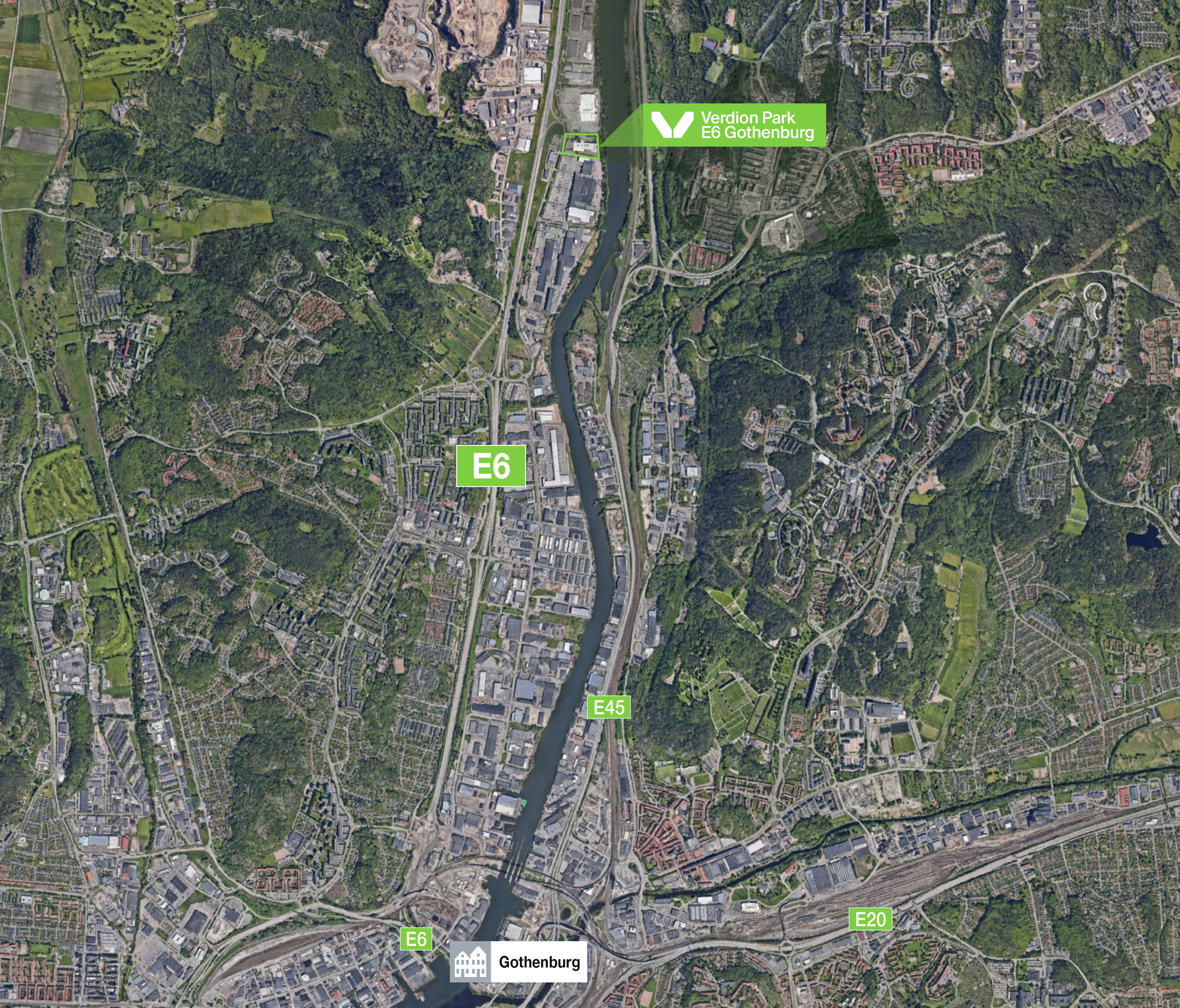 E6-Gothenburg-Aerial